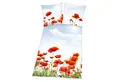Produktbild: Herding Bettwäsche Bettwäsche Set 2 tlg. Mohnblumen 155x220 Übergröße, 1 teilig, Langlebig