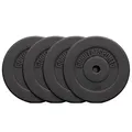 Produktbild: GORILLA SPORTS® Hantelscheiben - Einzeln/Set, 1,25kg, 2,5kg, 5kg, 7,5kg, 10kg, 15kg, 27,5kg, 30kg Gewichte, 30mm Bohrung, aus Kunststoff - Gewichtsscheiben, Hantelscheiben-Set