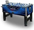 Produktbild: Carromco Kickertisch Evolution-XT – Profi Tischkicker mit interaktiver App & Tablet-Halter, Tischfussball in Blau für fortgeschrittene Spieler