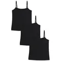 Produktbild: Next Trägertop Trägertops mit Spaghettiträgern, 3er-Pack (3-tlg) schwarz 166-168 (15-16 J.)