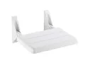 Produktbild: WENKO 17937100 Duschklappsitz Secura - 120 kg Tragkraft, Kunststoff - Polypropylen, 32 x 19 x 36 cm, Weiß