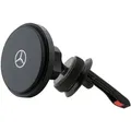 Produktbild: Mercedes Silver Star MagSafe - Magnetic car holder with 15W wireless charging (black) - Schwarz