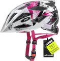 Produktbild: uvex air Wing - Leichter Allround-Helm für Damen und Herren - individuelle Größenanpassung - erweiterbar mit LED-Licht - White-pink - 56-60 cm