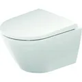 Produktbild: Duravit D-Neo Wand-WC Compact, Tiefspüler, 370x480x400mm, rimless, 2588090000, Farbe: Weiß Hochglanz