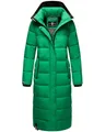 Produktbild: Navahoo Damen Wintermantel warmer Steppmantel lang mit abnehmbarer Kapuze Isalie Smaragd Green Gr. XXL