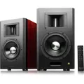 Produktbild: Edifier AIRPULSE A300 PRO Hi-Res Audio-Lautsprecher (260W) mit Bluetooth V5.0 (aptX HD), Kirschrot