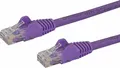 Produktbild: StarTech.com 1.5 m CAT6 Cable Purple Patch Cord Snagless ETL Verified Patch-Kabel RJ-45 M bis M m UTP CAT 6 ohne Haken lila (N6PATC150CMPL)