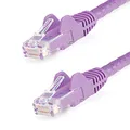 Produktbild: StarTech.com N6PATC150CMPL Patchkabel CAT6 (1,5m, CAT6-Patchkabel, Snagless-RJ45, 24 AWG Kupferdraht, Ethernet) lila/violett