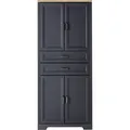 Produktbild: Aktenschrank INNOSTYLE, grau (graphit, absetzung artisan eiche), B:86cm H:204cm T:38cm, ABS-Kunststoff, Dekorfolie, FSC-zertifizierter Holzwerkstoff, Hartfaserplatte, Kunststoff, Spanplatte, Schränke