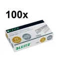 Produktbild: 100 x Leitz Heftklammern 5570 Klammern P3 verzinkt 24/6 Tackernadeln 1000 Stück