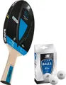 Produktbild: Sunflex Tischtennisschläger B25 Tischtennisschläger + 3*** Tischtennisbälle, Tischtennis Schläger Set Tischtennisset Table Tennis Bat Racket