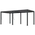 Produktbild: Weide Pergola Classic Pergola Aluminium freistehend 3 x 6 M anthrazit, BxTxH: 600x300x255 cm grau 600 cm x 255 cm x 300 cm