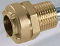 Produktbild: Pushfitting vormontiert 1/2'' x 16 mm Kupplung mit Aussengewinde Messing RC107