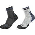 Produktbild: Skechers 2PPK Men Trail Wool Quarter Socks SK42052-9300 - (43 - 46) (44174622)