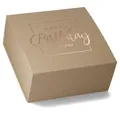 Produktbild: ideas in Boxes Geschenkbox Happy Birthday Geschenkkarton, Premium Magnetbox, Geschenkverpackung für Geburtstag mit Schriftzug
