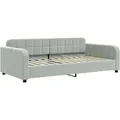 Produktbild: vidaXL Tagesbett Hellgrau 100x200 cm Samt1851812