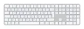 Produktbild: MXK73Y/A Apple Magic Keyboard with Touch ID and Numeric Keypad Tastatur QWER ~D~