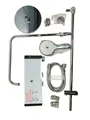 Produktbild: Duravit Duschsystem, wassersparendes Shower System, Duschkopf mit 3 Strahlarten