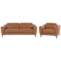 Produktbild: Sofa Set 4-sitzer Narwik Echtleder Braun