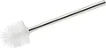 Produktbild: Silikon WC-Ersatzbürste Weiß mit Edelstahlstiel