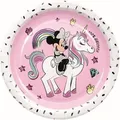 Produktbild: Procos - Minnie Maus - Pappteller Einhorn (Ø23cm, 8 Stück)