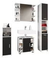 Produktbild: VCM Badmöbel-Set 4-tlg. Komplett Badmöbel Badschrank Set Zalo ll