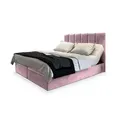 Produktbild: MASSENO Boxbett mit Bettkasten  ¦ rosa/pink ¦ Maße (cm): B: 180 H: 98