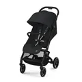 Produktbild: Cybex Gold Kinderwagen Beezy mit One-Pull Harness, Ab Geburt bis ca. 4 Jahre (max. 22 kg), Kompakt und ergonomisch, Magic Black (Schwarz mit schwarzem Rahmen)