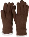 Produktbild: styleBREAKER Strickhandschuhe Strickhandschuhe mit Reiskornmuster und Fleece (1-St)