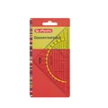 Produktbild: 4008118700306 Zestaw kreślarski HERLITZ: ekierka z kątomierzem 16 cm HAMELIN