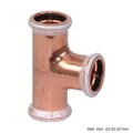Produktbild: Geberit Mapress Kupfer T-Stück, 22-15-15 mm