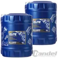 Produktbild: 2x 10 LITER MOTORÖL MANNOL SAE 5W-40 ELITE passend für VW AUDI MERCEDES RENAULT