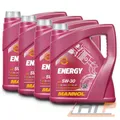 Produktbild: MANNOL 4x 4 L LITER ENERGY 5W-30 MOTOR-ÖL MOTOREN-ÖL