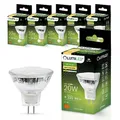 Produktbild: Lumiled LED Lampen Leuchtmittel 6 Stück Set MR11 35mm 2,5W (entspricht 20W) 3000K Warmweiß 12V 220 Lumen 120° Abstrahlwinkel Spots Glühbirnen warm