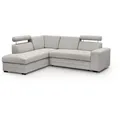 Produktbild: Beautysofa Eckschlafsofa, Beige, Textil, L-Form,L-Form, 250x205 cm, Wohnzimmer, Sofas & Couches, Wohnlandschaften, Ecksofas