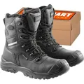 Produktbild: Arbeitsstiefel 44 Schaufel Winter hoch Leder isoliert SNOWS S3 SRC - Schwarz