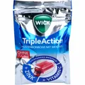 Produktbild: WICK TripleAction Menthol & Cassis o.Zucker Bon. 72 g PZN13650461