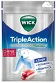 Produktbild: Wick Halsbonbons Triple Action ohne Zucker - Eistee Bonbons - 72 Gramm