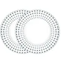 Produktbild: NACHTMANN Bossa Nova Unterteller Set 2 Stück Teller 32cm Kristall
