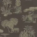 Produktbild: Vliestapete 555035 Tapete Botanical Jungle 53 x 1005 cm Rasch Lirico Gold