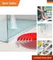 Produktbild: Effektive 100CM Wassersperre für Bad und Küche - Duschschwelle Selbstklebend