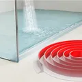Produktbild: Dusche Schwallschutzleiste Duschdichtung Silikon Wassersperre Bad Küche 100cm