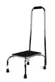 Produktbild: Trittstufe mit höhenverstellbarem Haltegriff Chrom 88-108 cm