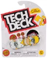 Produktbild: Tech Deck Fingerboard - 1 authentisches Finger-Skateboard mit beliebten Lizenzhelden und original Skate-Grafiken, inklusive Aufkleber-Bogen, ab 6 Jahren, Zufallsauswahl