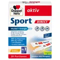 Produktbild: Doppelherz Sport DIRECT Magnesium Calcium B-Vitamine 20 vegane Portionen Orange