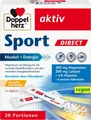 Produktbild: Doppelherz Sport DIRECT Nahrungsergänzung Muskel Energie Magnesium Calcium 20 St