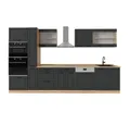 Produktbild: Vicco Küchenzeile R-Line, Anthrazit Landhaus/Goldkraft Eiche, 350 cm, AP Eiche