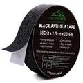 Produktbild: Hochwertiges Schwarz Selbstklebendes Anti-Rutsch-Band - 2,5cm x 10,6m