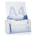 Produktbild: Tisch-Prospektständer Flyerständer/Prospekthalter von ® Transparent DIN A4