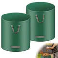Produktbild: 2X 500L Gartenabfallsack Laubsack, Groß Robust Gartensack Extra Stabil Selbststehend Garten Sack Abfallsack Faltbar aus Polypropylen-Gewebe 150GSM für Gras Laub Hecke Gartenabfall